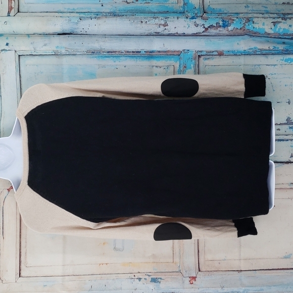 J.Crew Side Button Wool Blend Colorblock Sweater - Picture 6 of 8